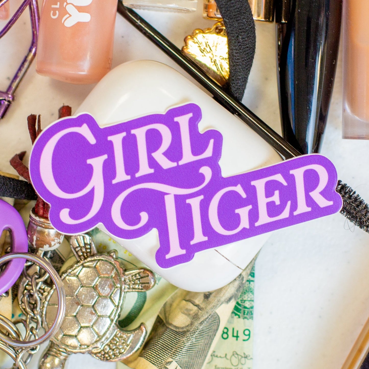 Girl Tiger • Sticker