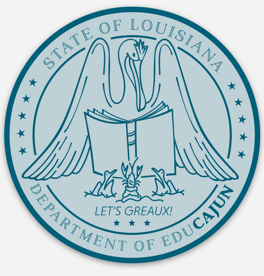 EduCAJUN • Sticker