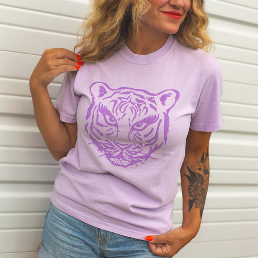 Tigress • Lavender • Full Length Tee