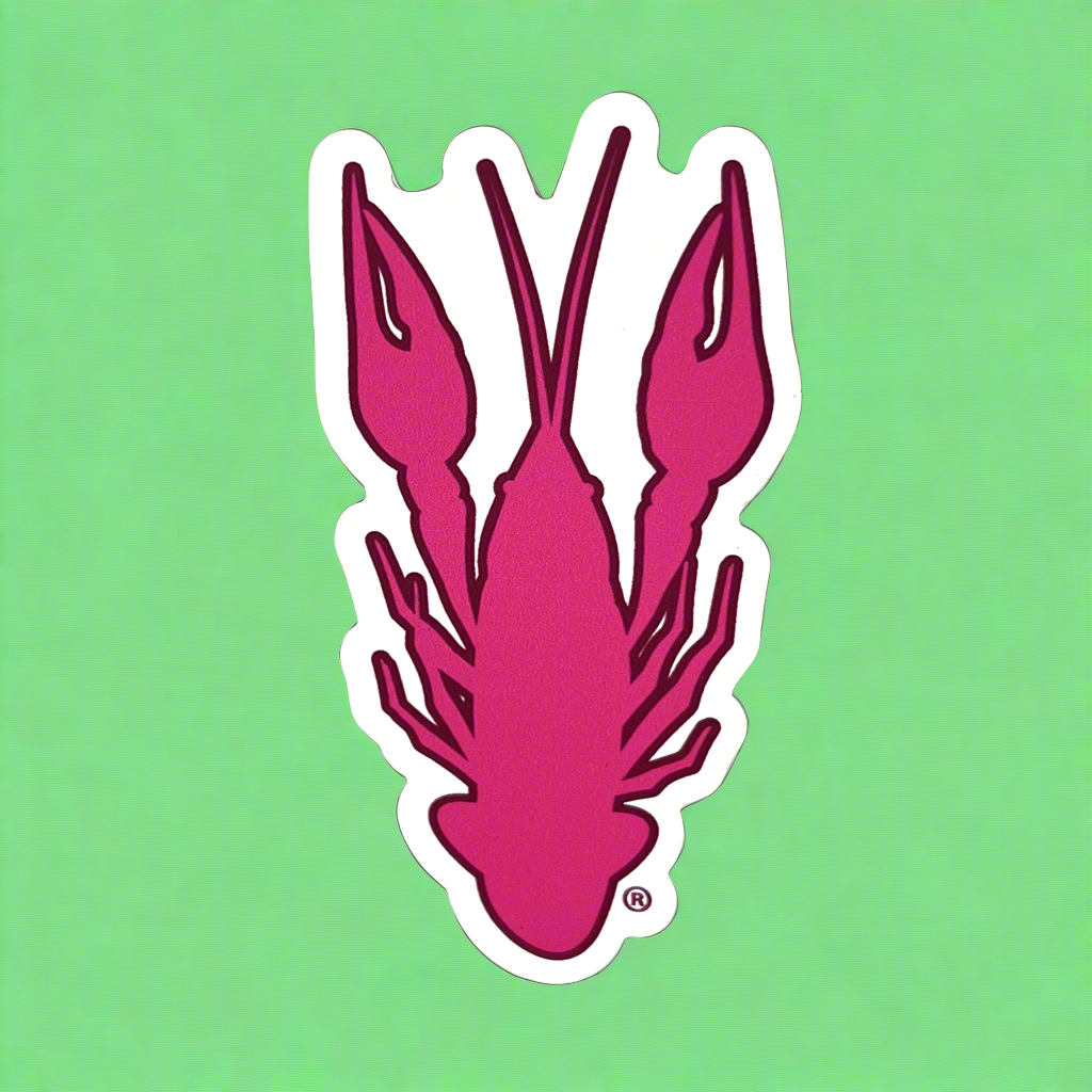 The Pink Crawfish • Magnet