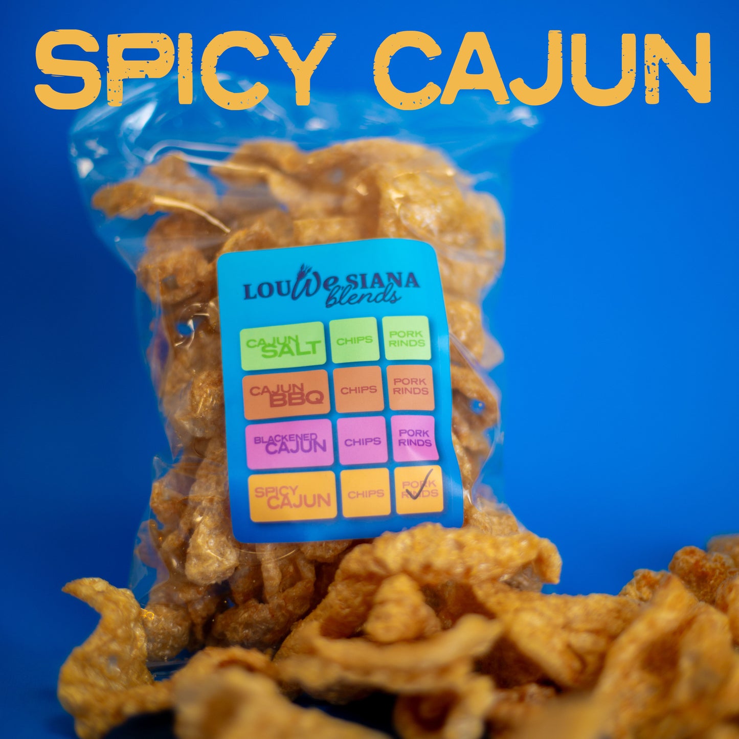 Pork Rinds • SPICY CAJUN