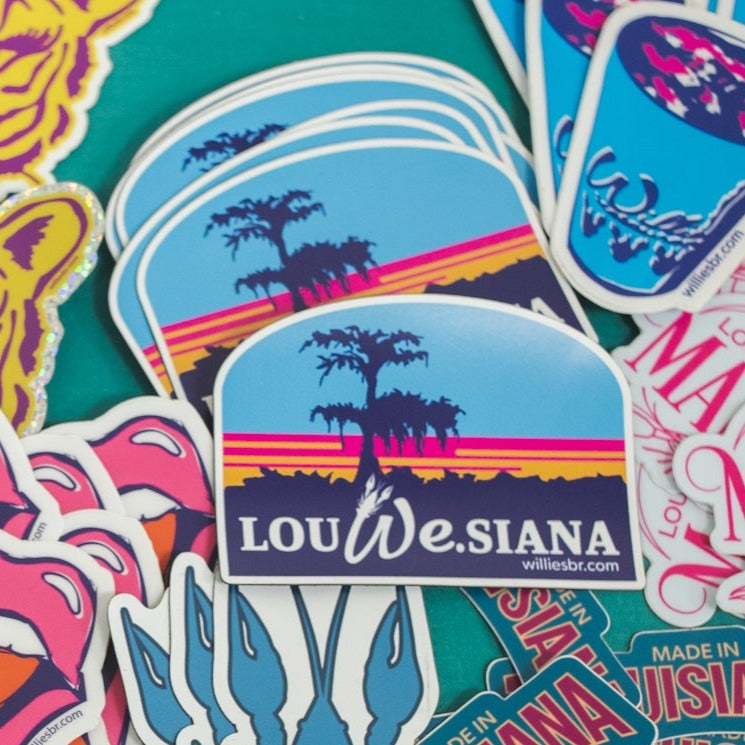 Louisiana Sunset • Sticker